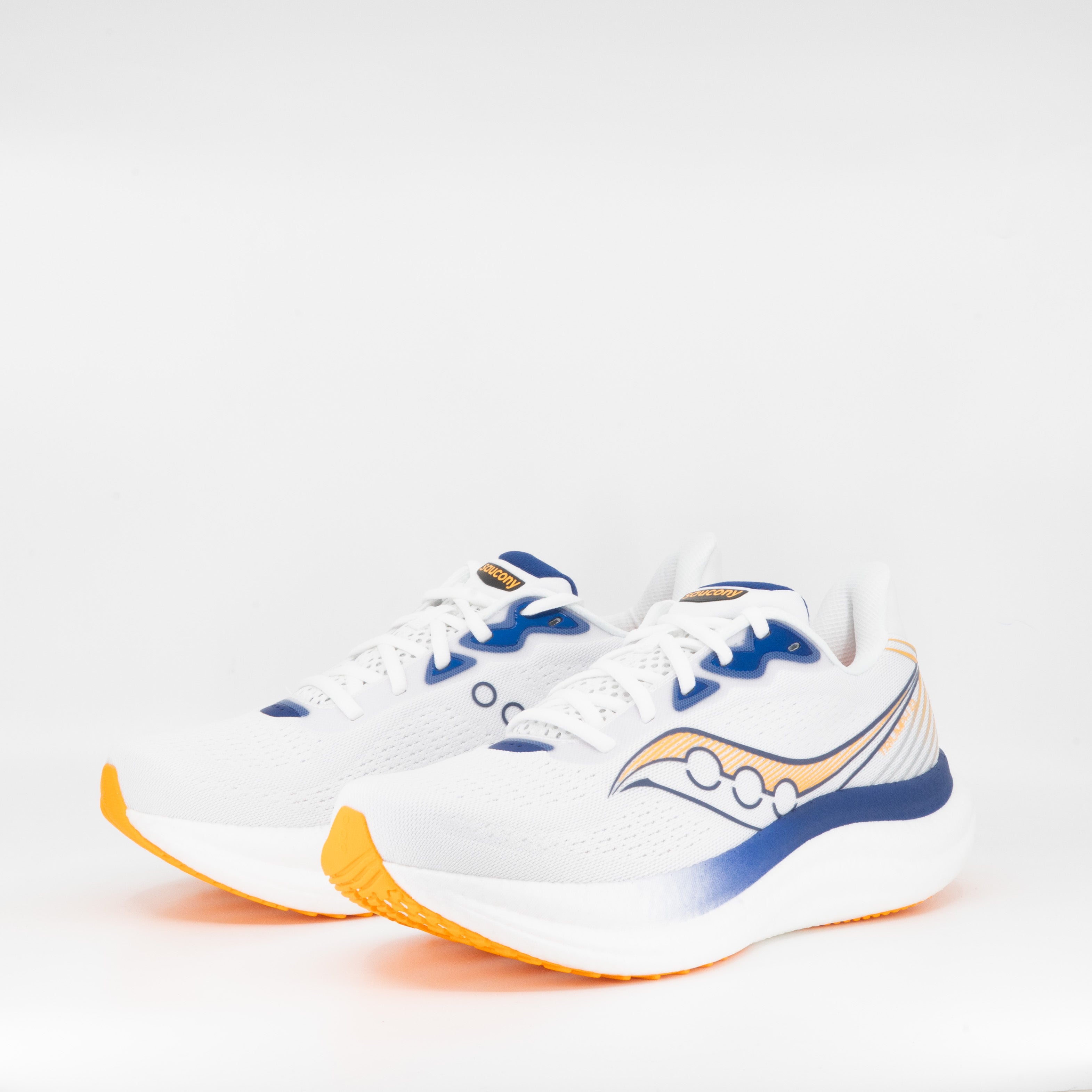 Saucony Triumph 23 (D Standard) Mens White/Azurite - Frontrunner Colombo